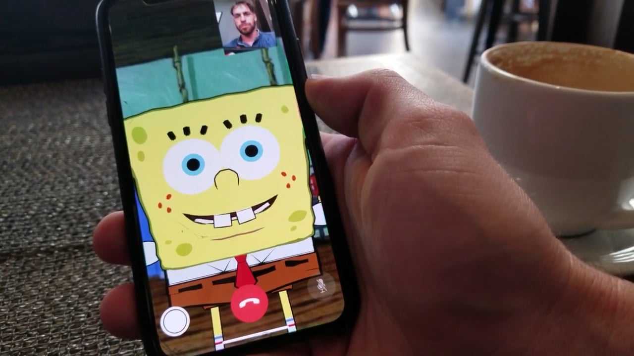 FaceTime with SpongeBob