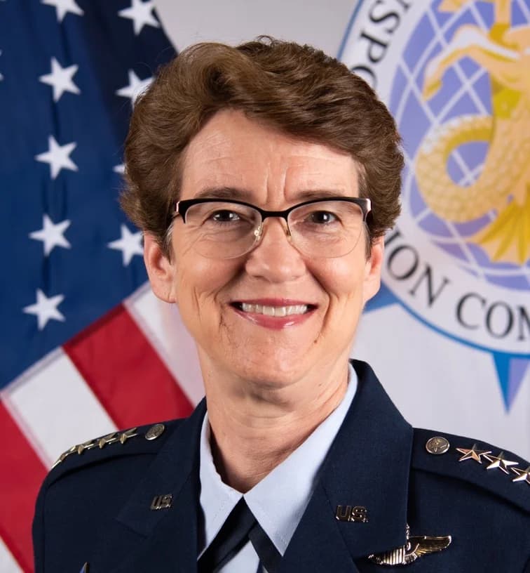 Portrait of Gen (R) Jacqueline Van Ovost